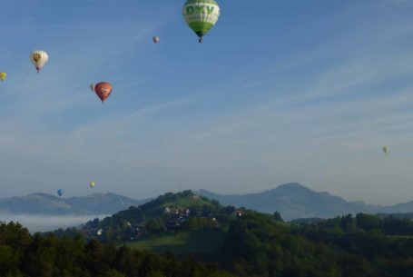 Ballonfahrt Südsteiermark - Start Golden Hill