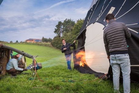 Ballonfahrt Südsteiermark - Start Golden Hill