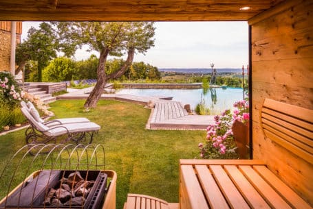 Das Loft mit Sauna und eigenem Schwimmteich