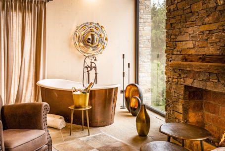 Chalet Goldfuchs mit frei stehender Badewanne