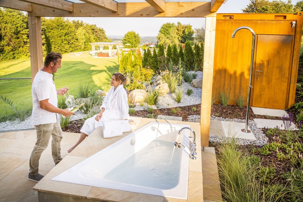 Chalet Rotfuchs – Outdoor-Badewanne