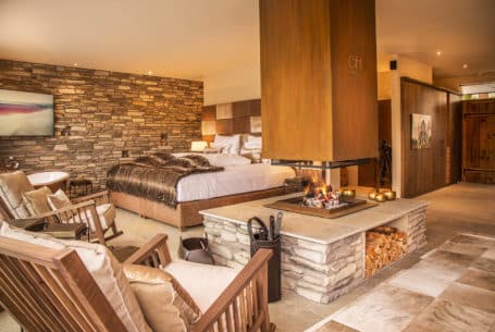 Premium Chalet Steppenfuchs mit Kamin