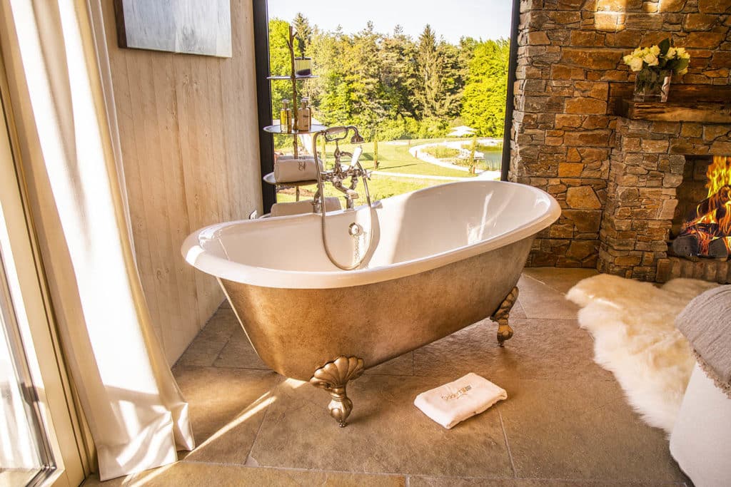 Chalet Polarfuchs mit frei stehender Badewanne