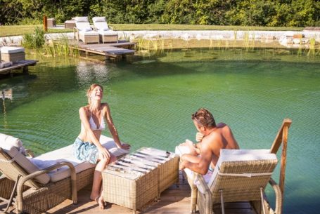 Chalets mit Naturschwimmteich