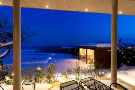 Loft Sauna im Winter