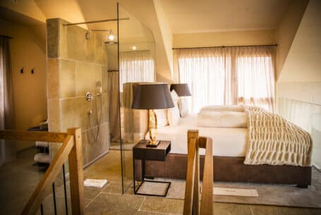 Schlafzimmer Chalet Goldfuchs auf der Galerie