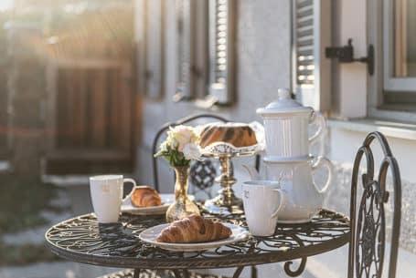 Kaffee-Kränzchen mit Stil