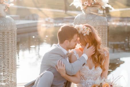 Hochzeit am Naturschwimmteich von Golden Hill