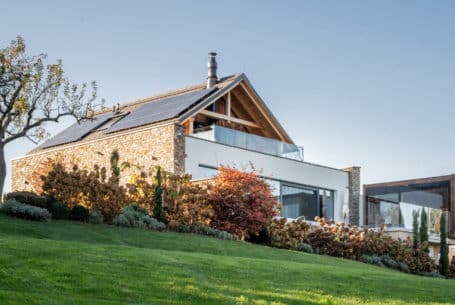 Chalet Steppenfuchs im Herbst