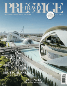 Titelblatt, Cover, Magazin Prestige Travel